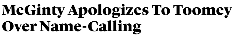 Roll Call headline